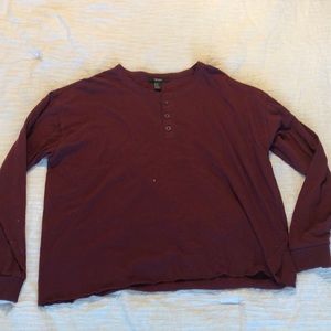 Maroon forever 21 long sleeve